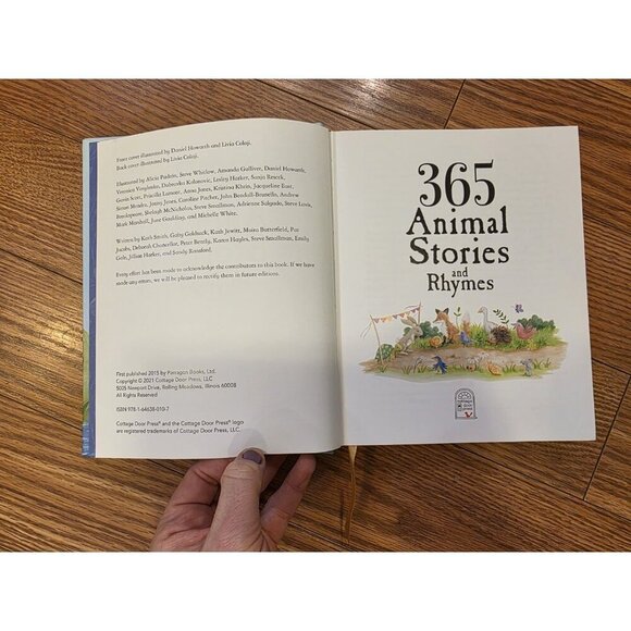 365 Animal Stories and Rhymes by Parragon Books 2021 Picture Book Hardback - Picture 4 of 9